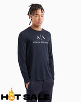 Long-Shirt Men Navy Armani Exchange Camibuzo